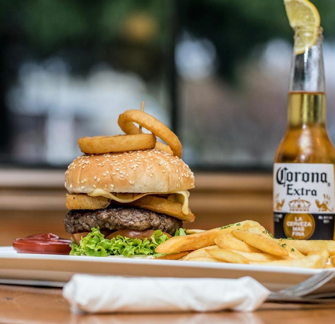 What pairs better with a burger than a cold brew